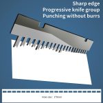 Binding Machine, BDKING Comb Binding Machine, 21 Holes, 450 Pages, with 100 PCS 3/8 '' Comb Binding spines, Suitable for Letter Size, A4, B5,A5 or Smaller Office documents - Image 3